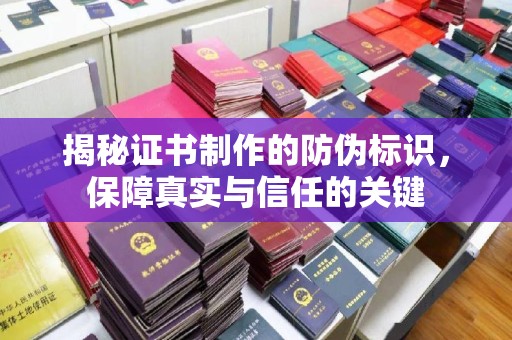 枣庄揭秘证书制作的防伪标识，保障真实与信任的关键